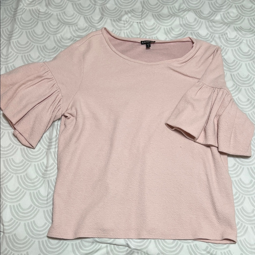 Express Soft Pink Blouse